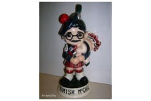 souvenir scottish statue - value in two forms