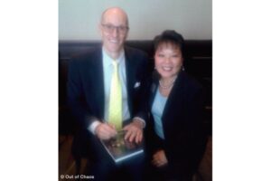 David Bentall with Linda Chu at the Change or Die presentation